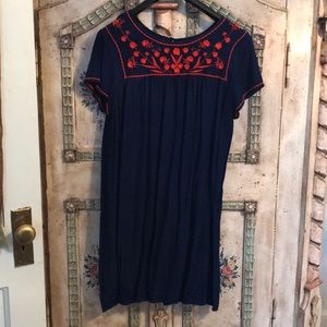 Navy blue light weight dress